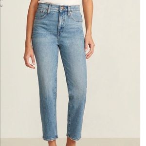 Madewell classic straight jeans